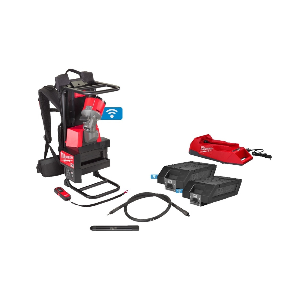 Milwaukee MX 4933479593 MX Fuel  MXF CVBPKIT-602 Batterie-Backup-Beton-Vibrationsnadel