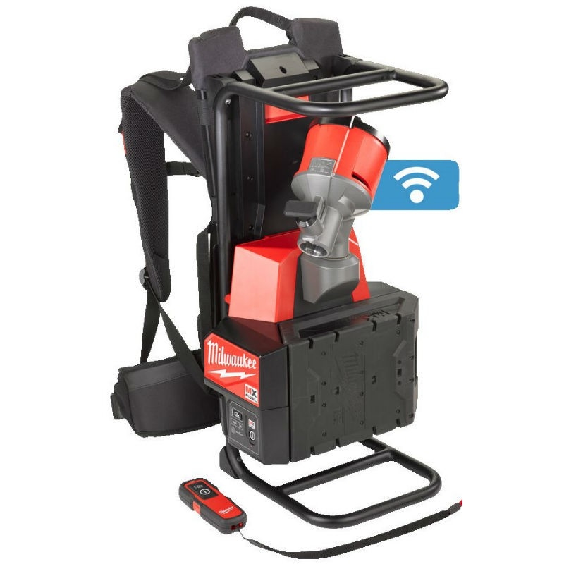 Milwaukee MX 4933479595 MX FUEL™ MXF CVBP-0 Accu Rückenmontierter Betonrüttler ohne Batterien und Ladegerät
