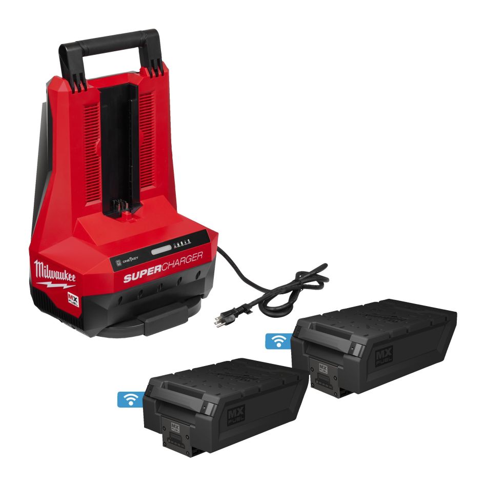 Milwaukee MX 4933493549 MX FUEL™ FORGENRG-122 Starter-Set 2x 12.0Ah Akku und Schnellladegerät