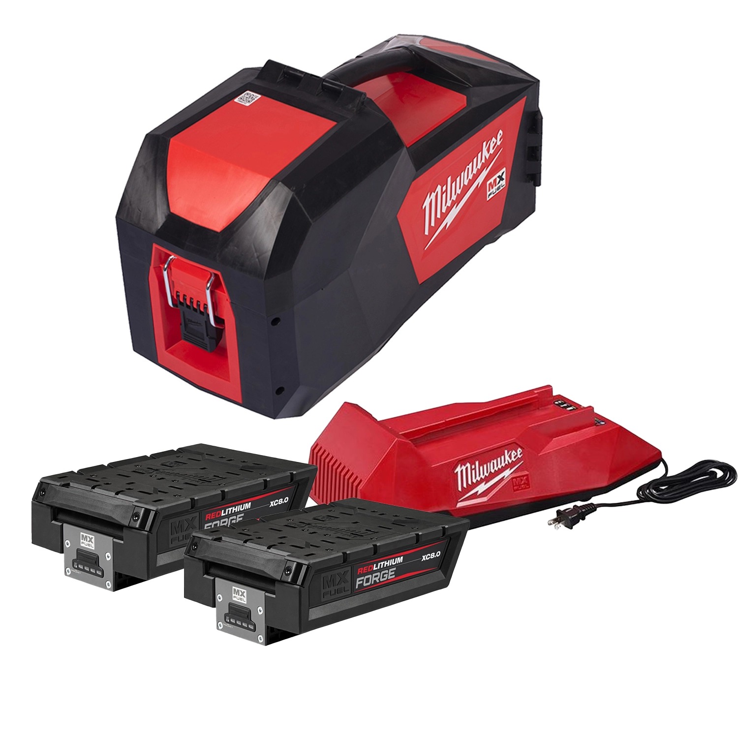 Milwaukee MX 4933493806 MX FUEL EFP-802 Elektroschweißgerät 2x 8.0Ah Akku und Ladegerät