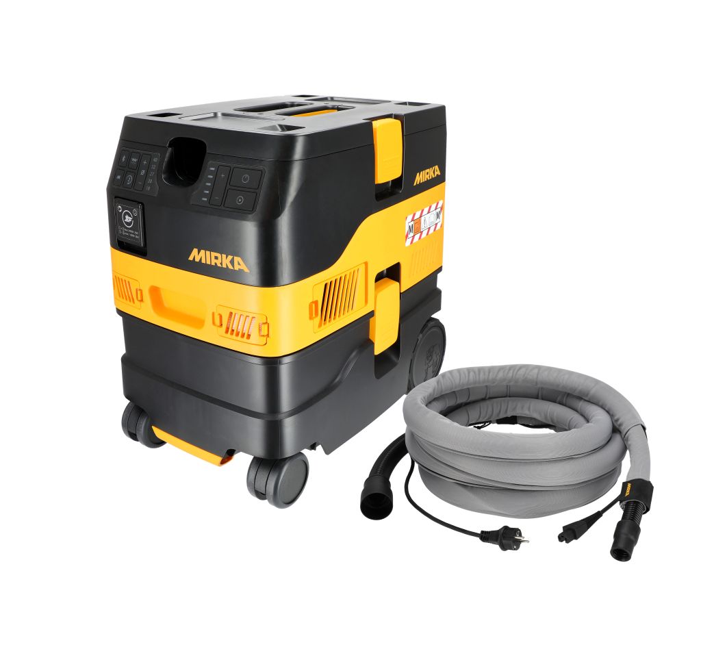 Mirka MIX12171222 DEXOS 1217 M AFC Staubsauger-Set 230V M-Klasse mit Deckel/Kabel/Schlauch 4 m