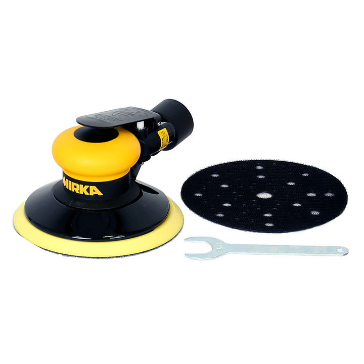Mirka 8992725111 ROS 525CV Pneumatischer Exzenterschleifer 125mm mit Zentralabsaugung Hub 2,5 im Karton
