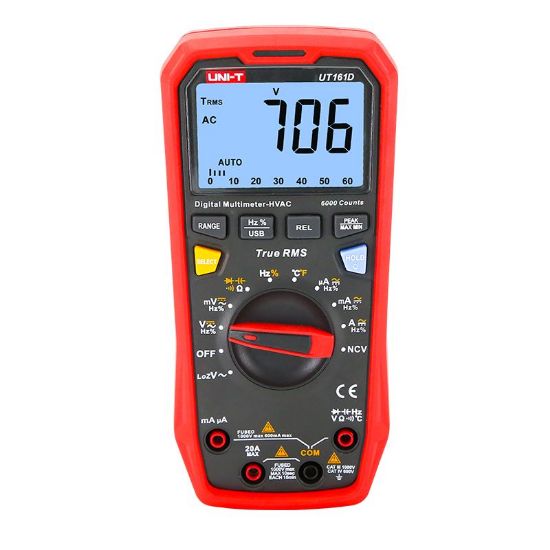 UNI-T UT161D TRMS Modernes Autoranging-Multimeter mit Temperatur