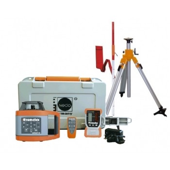 Nedo 471942 Sirius 1 HV Set2 Rotationslaser + Stativ + Flexilat