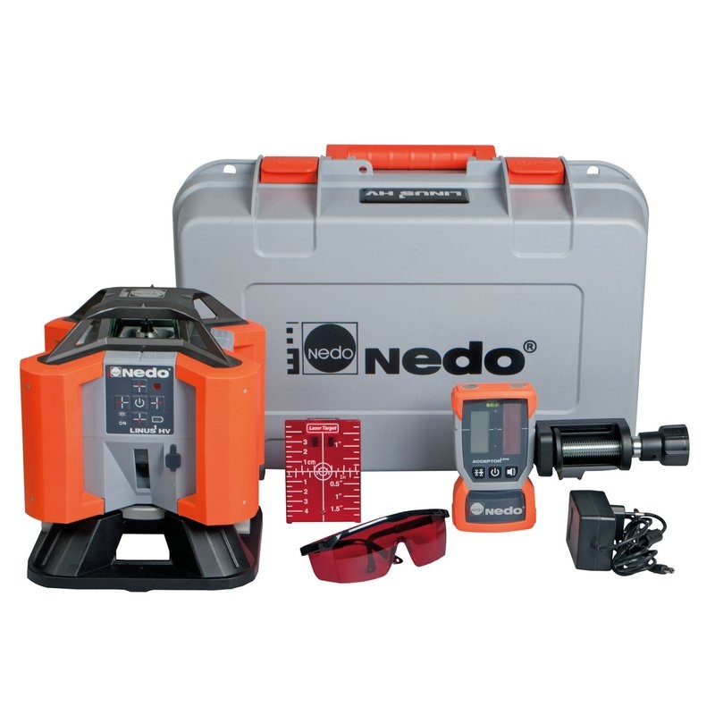 Nedo NV471810 Universallaser LINUS 1 HV mit mm-Empfänger Acceptor line