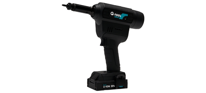 Q-Tool 0503QN12XL N12XL Akku-Blindnieter 20 Volt 2.0 Ah Li-Ion M4-M12