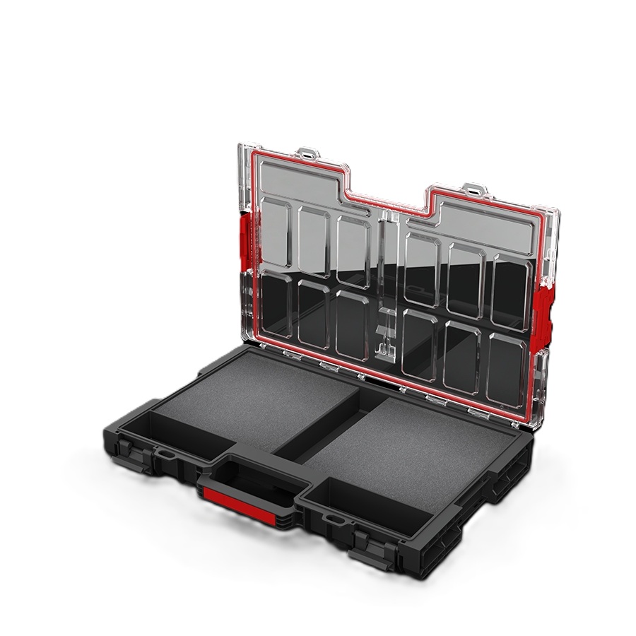 QBrick ORGQLFCZAPG001 System ONE Organizer L 2.0 Mehrschichtige Schaumstoffeinlagen