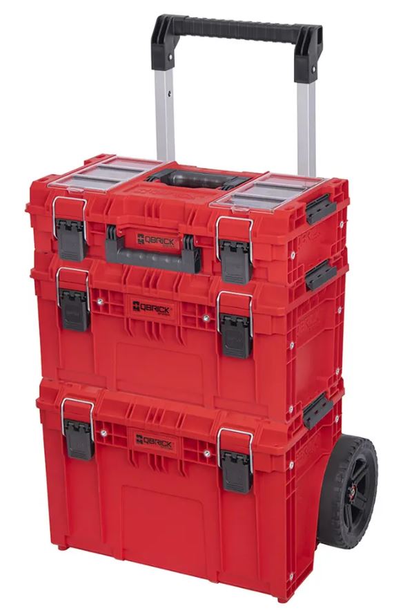 QBrick Z257981PG001 PRIME SET 2Red Ultra HD Custom Trolley