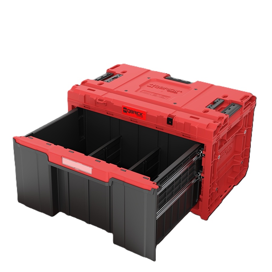 QBrick SKRQONED1CZEPG003 System ONE DRAWER 1 TOOLBOX 2.0 RED ULTRA HD CUSTOM Werkzeugkoffer