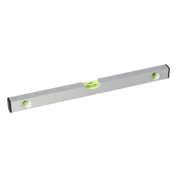 Rabo 60-1018SE2.400 Profi Dreiteilige steckbare Aluminium-Wasserwaage 400 cm mit verstellbarer Libelle