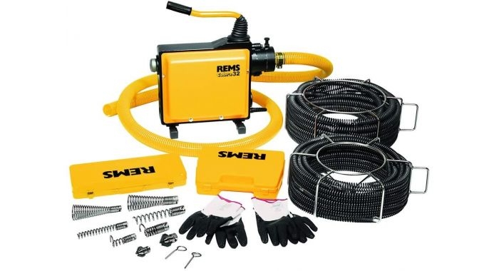Rems 174012 R220 Cobra 32 Set (16 + 22) Kanalisationsentstopfung, Reinigungsmaschine