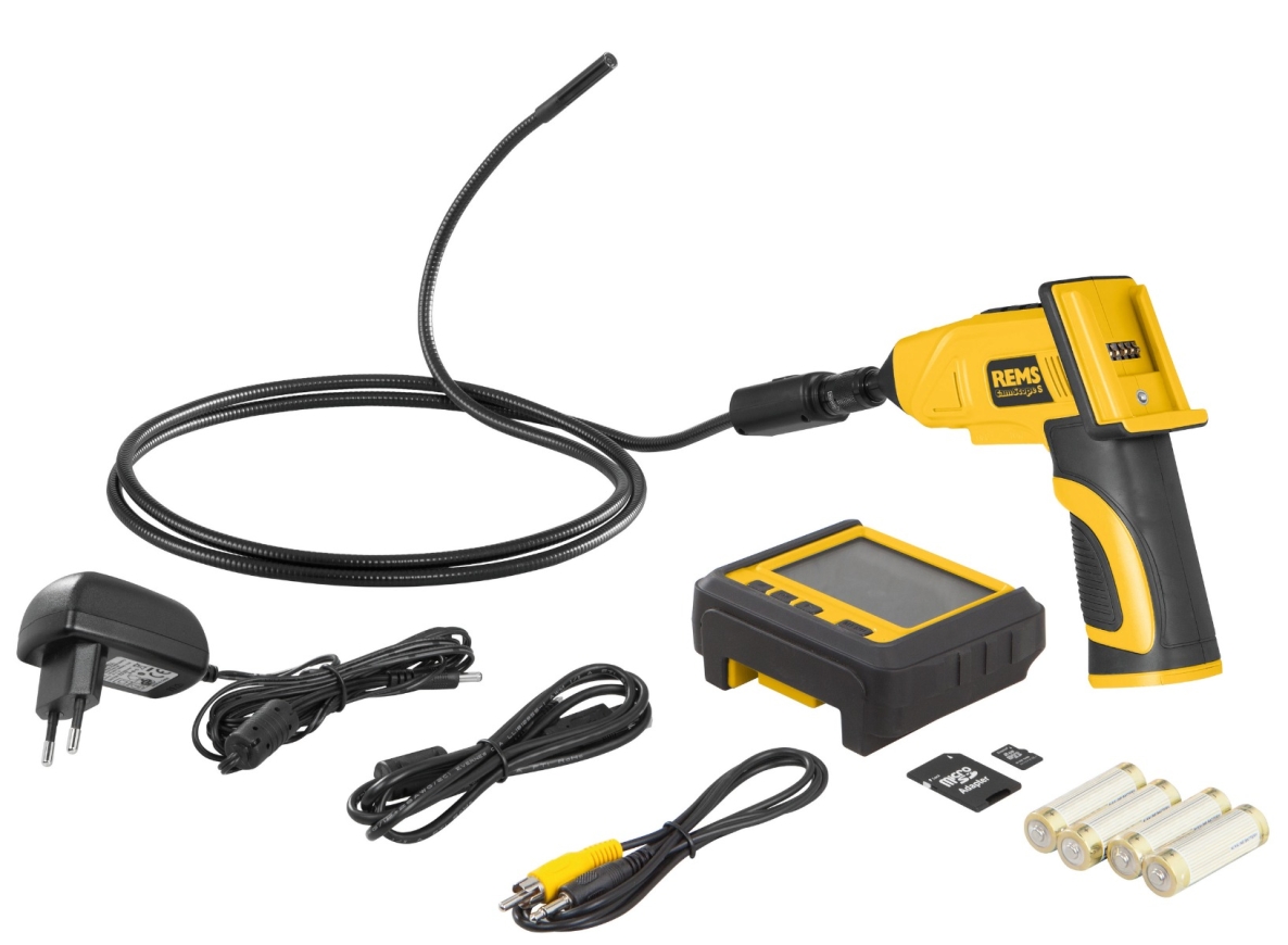 Rems 175135 R220 175135 CamScope S Set Color 9-2 180°/ 90° Kamera Endoskop mit drahtloser Signalübertragung