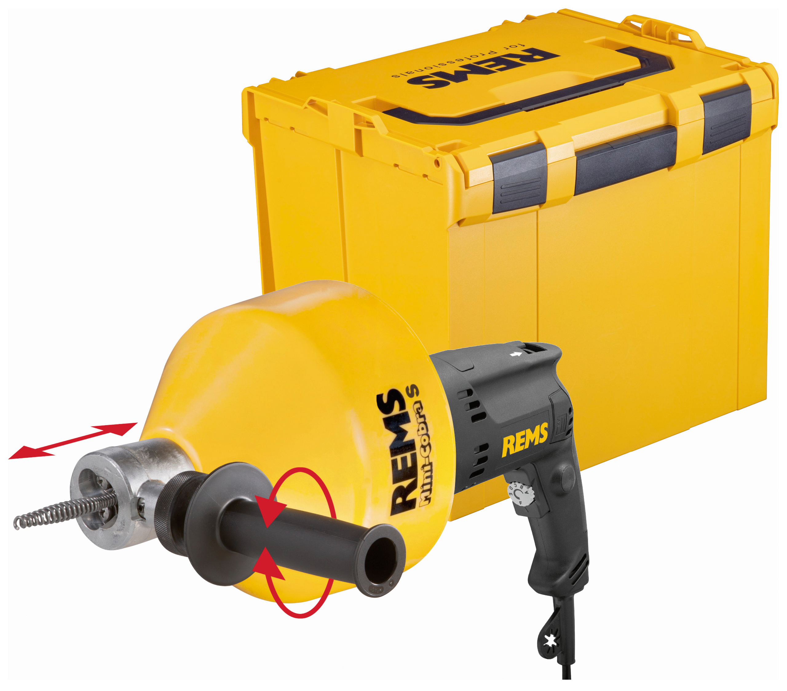 Rems 170028 R220 Mini-Cobra S Set Elektrische Abtropfschale in L-Boxx