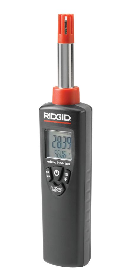 Ridgid 37438 Micro HM-100 Temperatur- und Feuchtigkeitsmessgerät