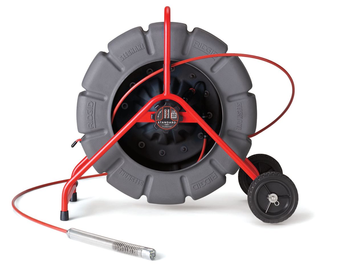 Ridgid 63603 SeeSnake Standard, 61 m (200') mit selbstnivellierendem Kamerakopf, mit TruSense