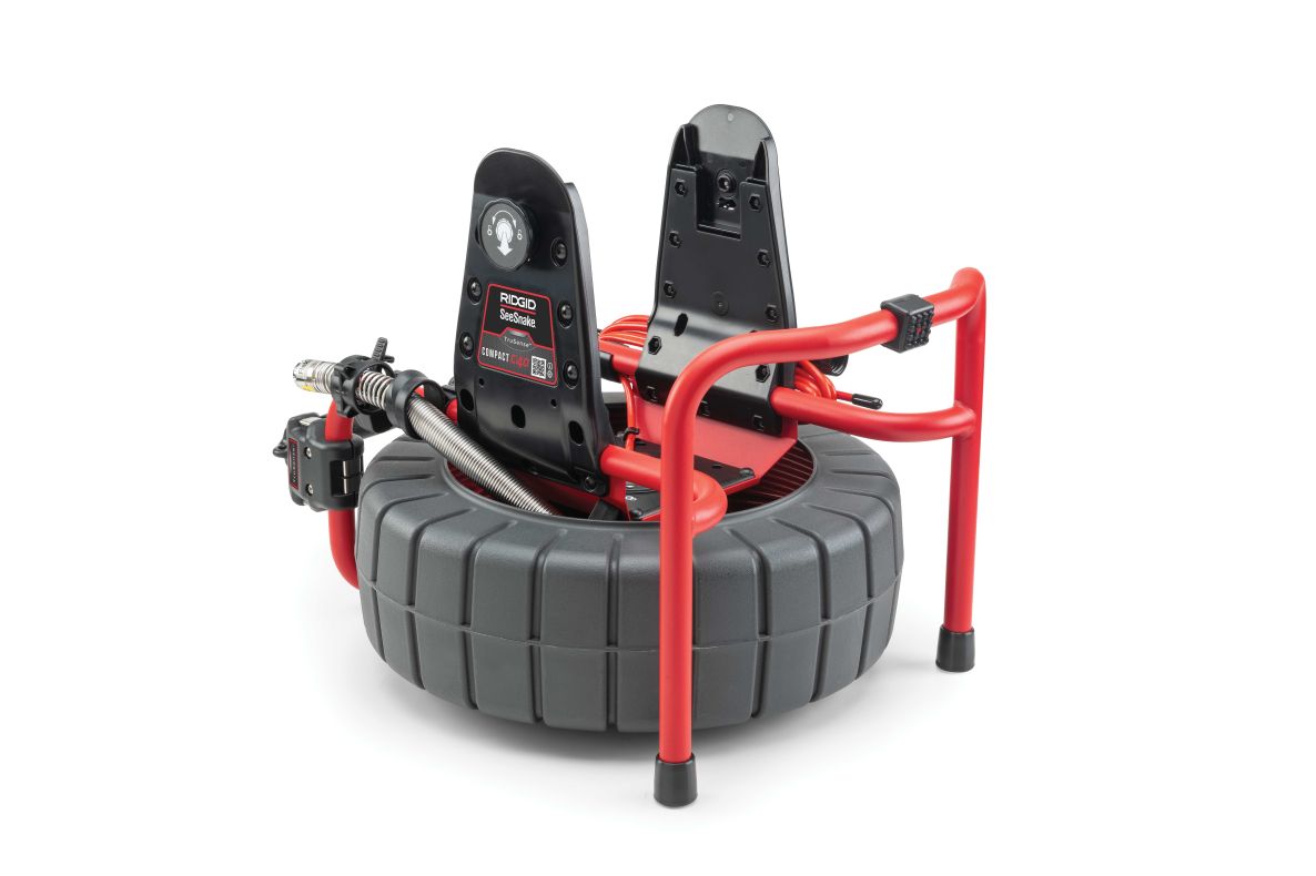Ridgid 63668 SeeSnake Compact C40-Haspel mit selbstnivellierender TruSense-Kamera
