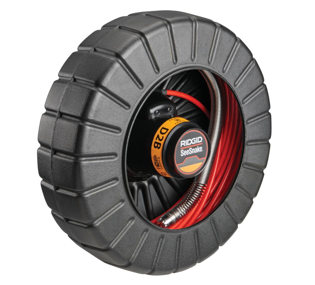 Ridgid Zubehör 70763 SeeSnake D2B-Haspel (165'/50 m) mit selbstnivellierender Kamera, ausgestattet mit TruSense