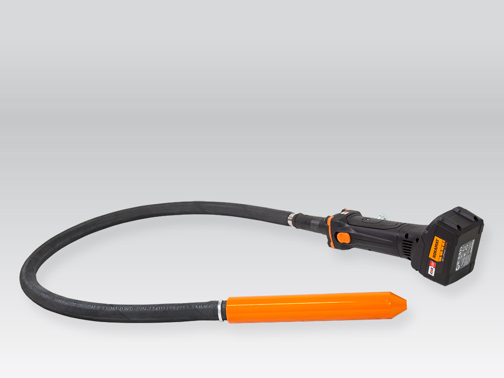 Rokamat 91500-a Akku-Poker-Vibrator 200cm 43mm 18V 5.2Ah Li-Ion