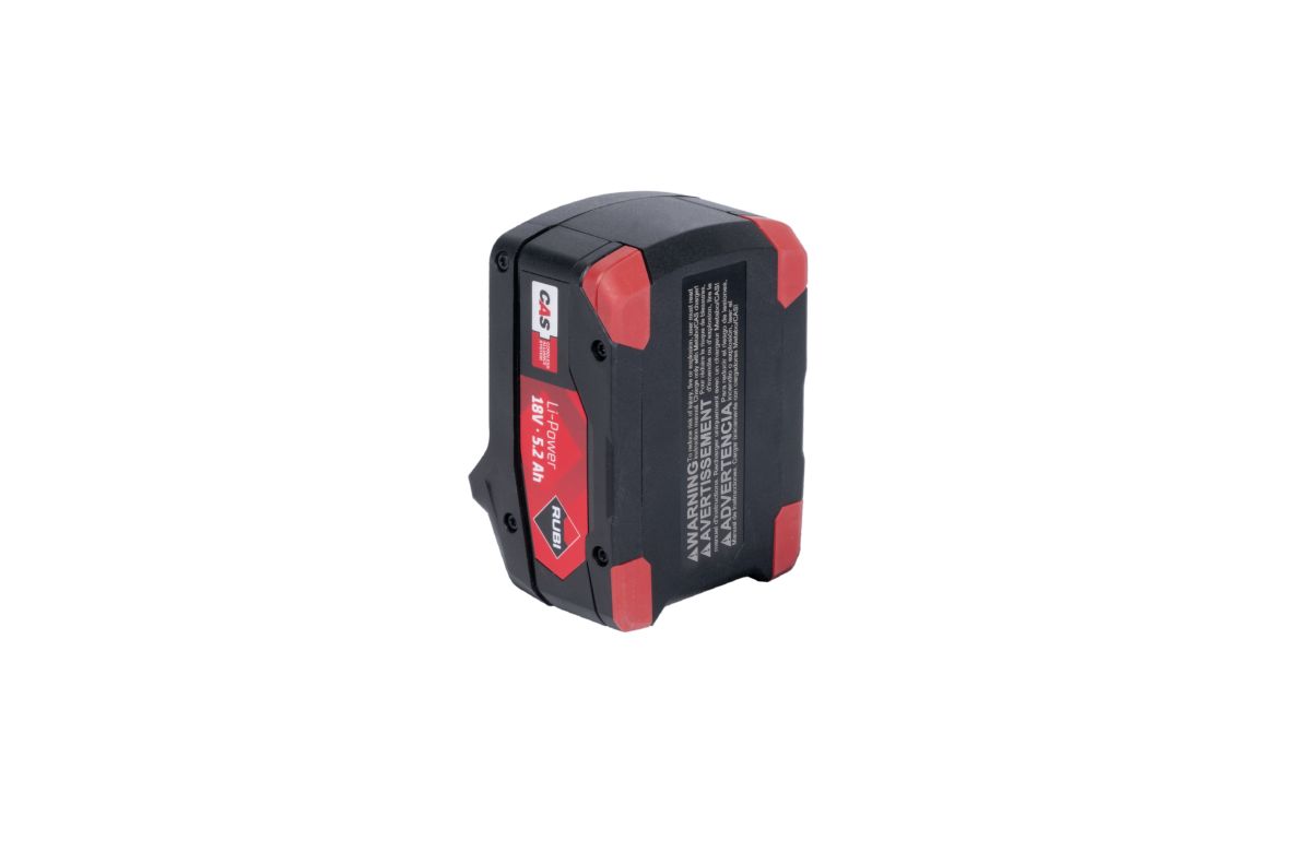 Rubi 85902 CAS Akku LIPOWER 18V 5.2Ah