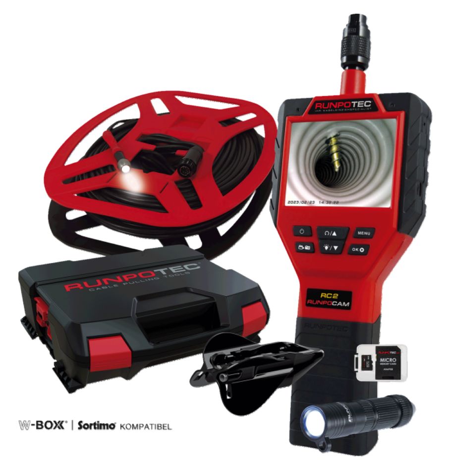 Runpotec 10139 RC2 10m Inspektionskamera inkl. Koffer