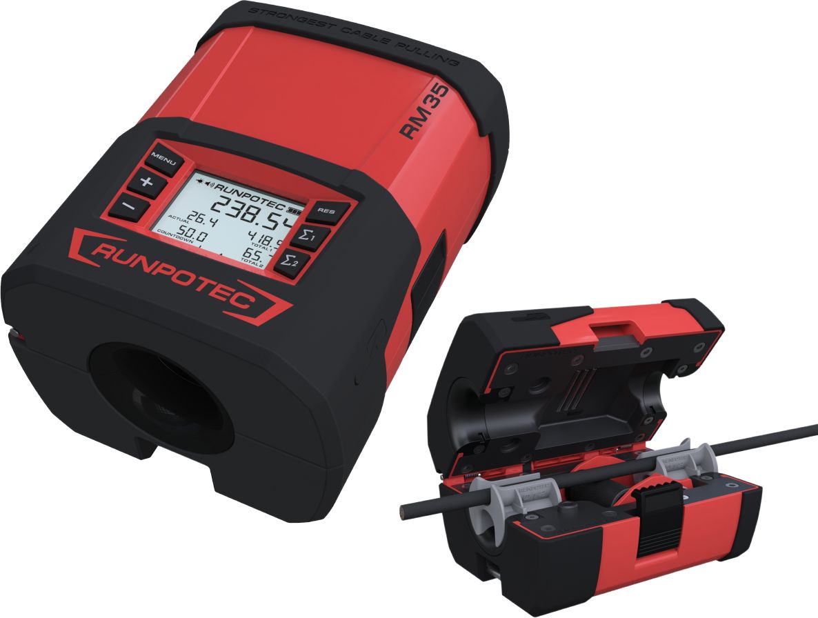 Runpotec 10172 RM35 Digitales Kabellängenmessgerät