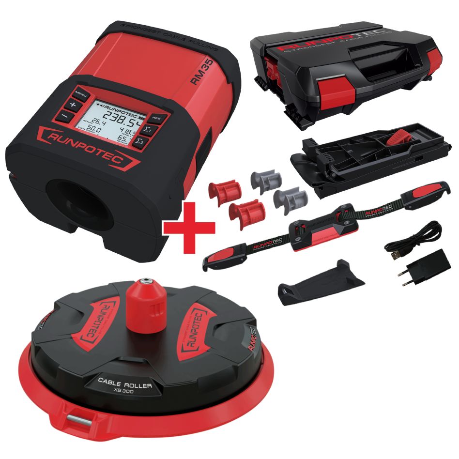 Runpotec 11143 ACTION KIT RM35 Digitales Kabelmessgerät + X Board XB300