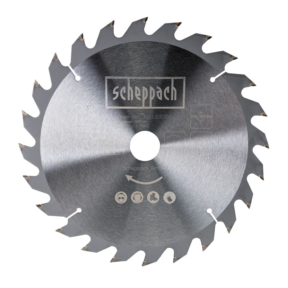 Scheppach 3901306701 Kreissägeblatt Ø 250x30x2.4x1.8 Z=24