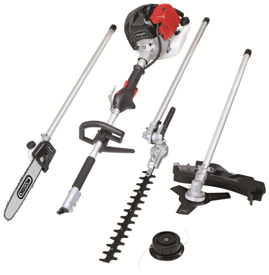 Scheppach 5904804904 MFH5200-4P Multifunktionale Gartenmaschine 51,7 cm³ 2-Takt