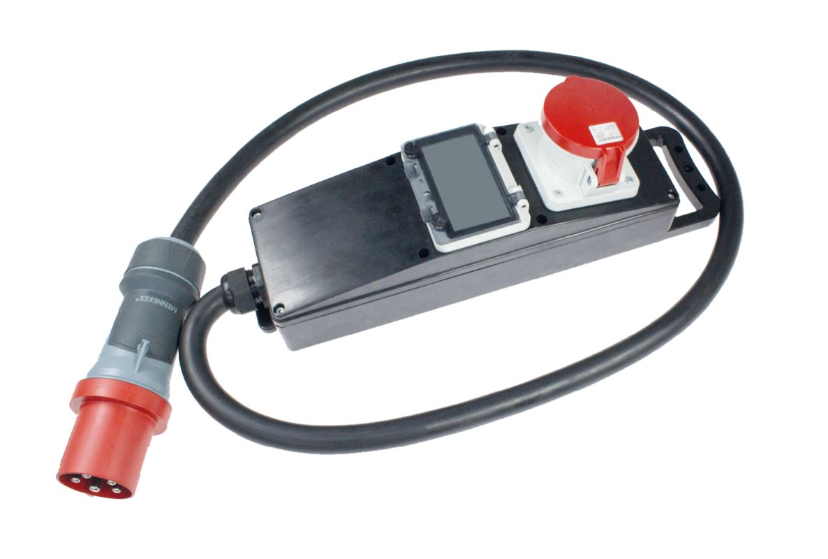Schwabe 60874 CEE MIXO Stromverbrauchszähler 400V/63A IP44 H07RN-F 5G16 2m