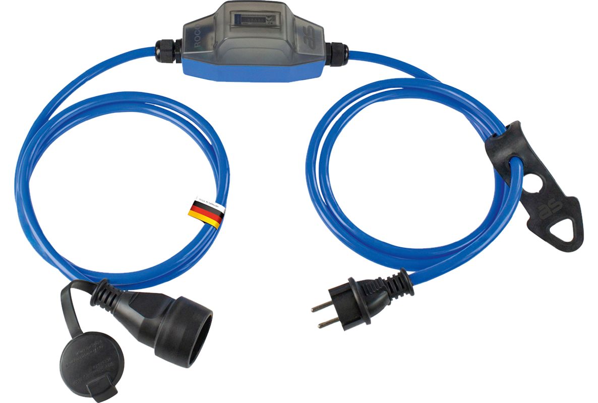 Schwabe 61757 Energieverbrauchszähler ROCO 230V/16A IP44 H07BQ-F 3G2,5 2x 1,5m