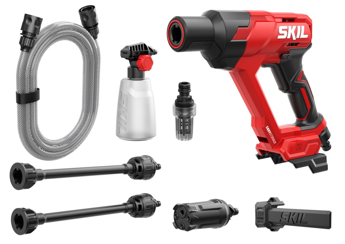 SKIL GW1E0762CA Akku-Mitteldruckreiniger 20V 24 bar exkl. Akku und Ladegerät im Karton