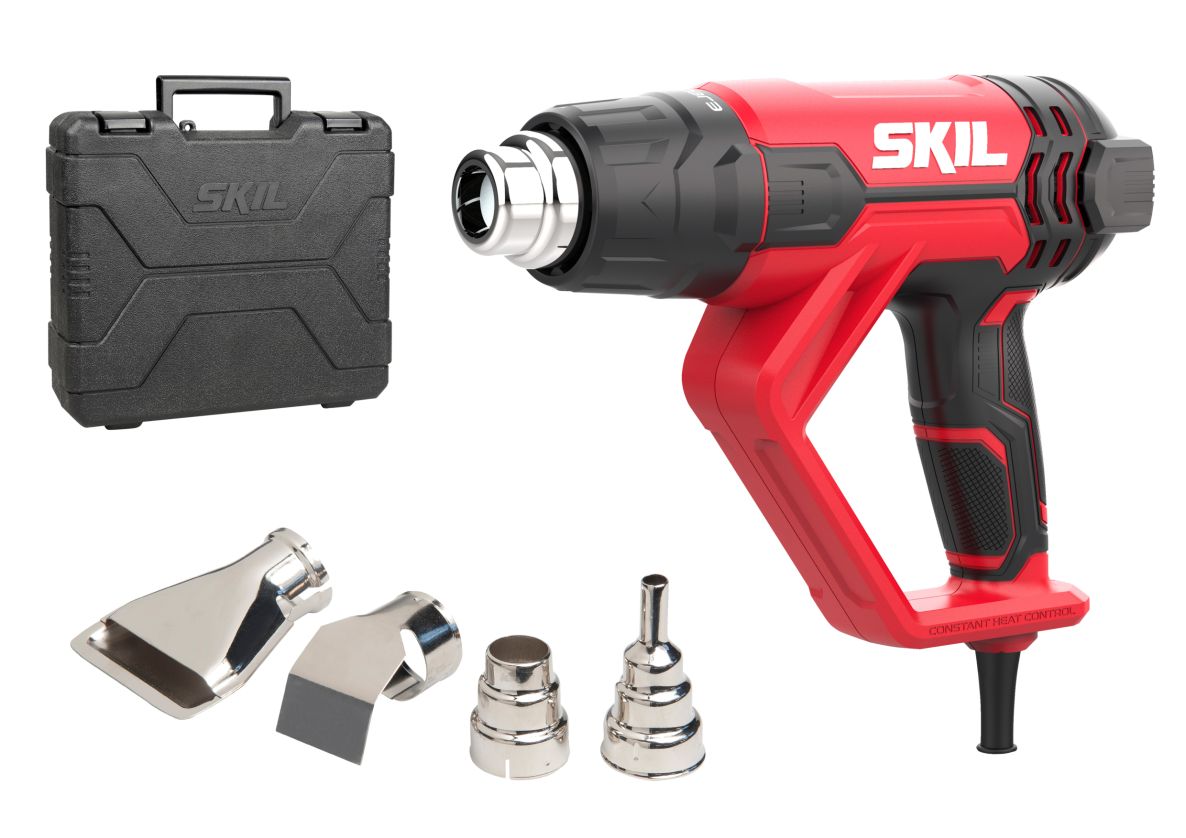 SKIL VA1E8040GA Heißluftpistole 2000W im Koffer + 4 Düsen