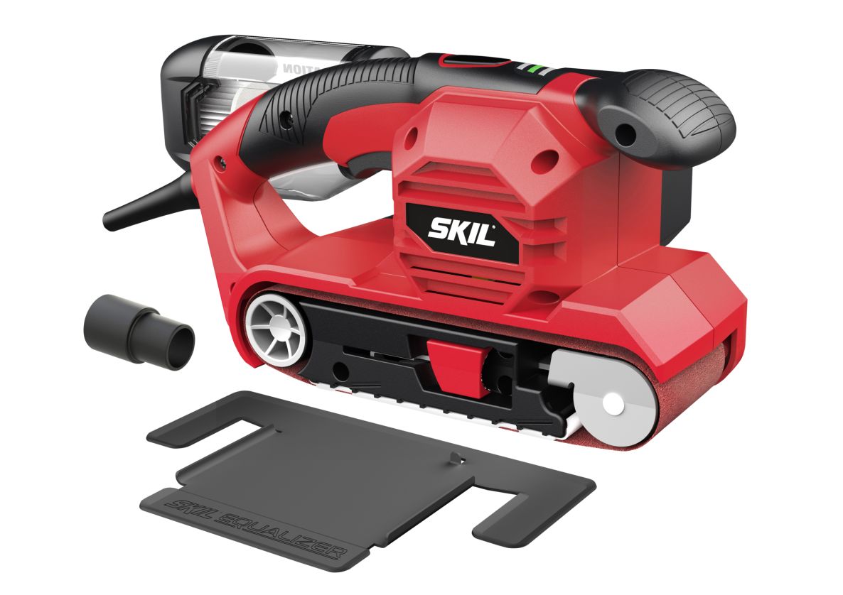 SKIL SR1E7615AB Bandschleifer 76mm x 457mm 710W + Schleifrahmen