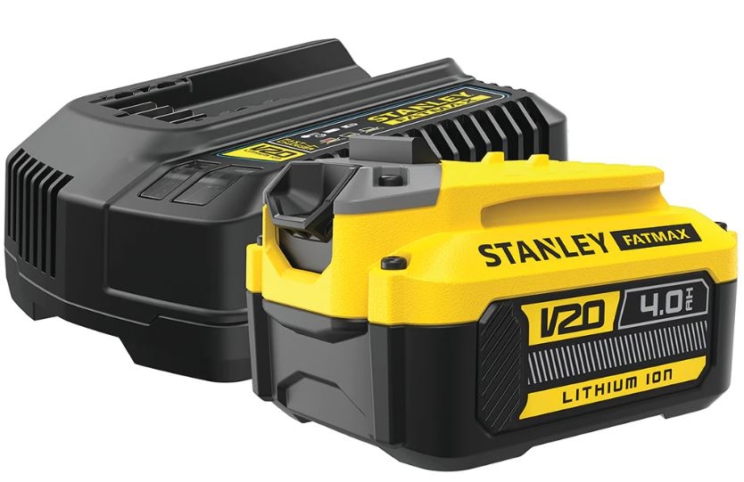 Stanley SFMCB14M1 Fatmax V20 Starter Kit 1x Akku 18V 4.0 Ah + Ladegerät