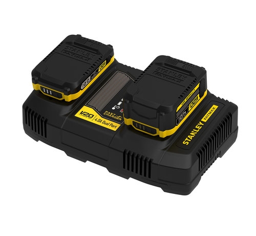 Stanley SFMCB24 Fatmax V20 Duales Batterieladegerät 18 Volt