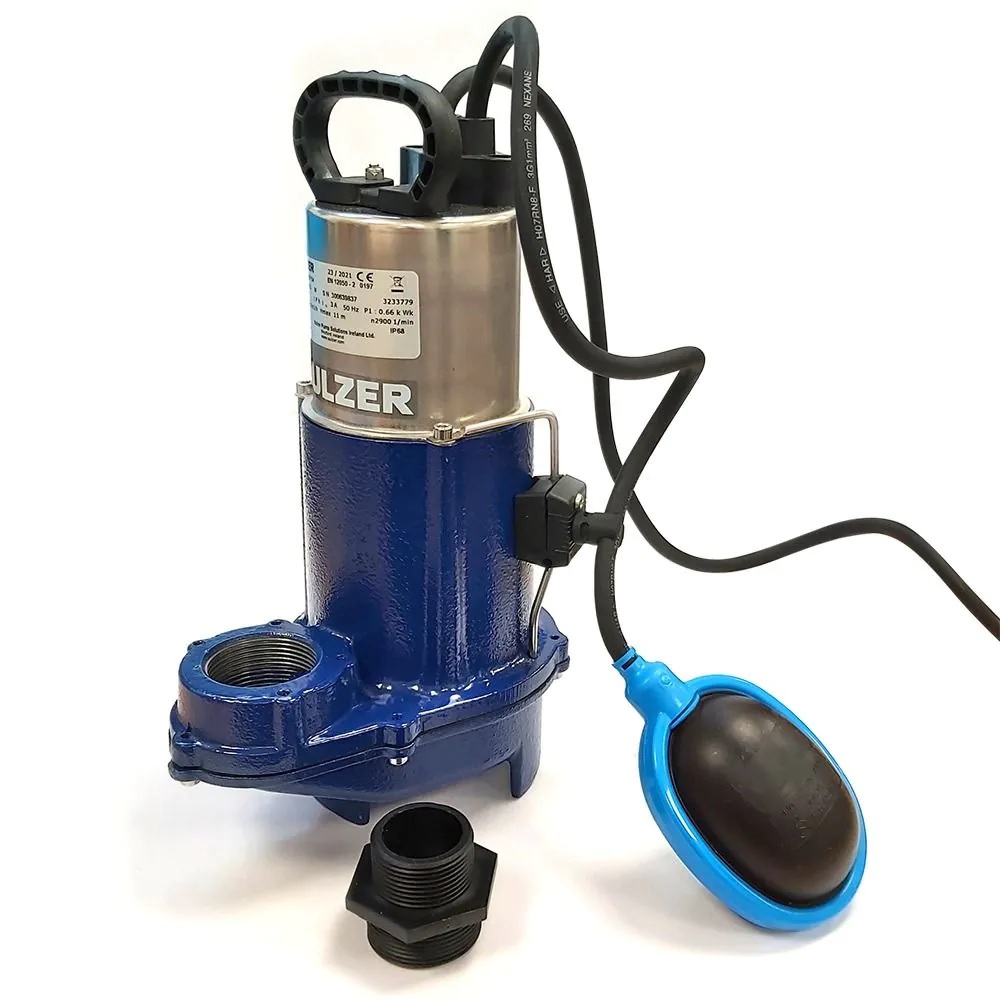 Sulzer 01399127 ABS MF324 WKS Abwasserpumpe mit Schwimmer 14 m3/h