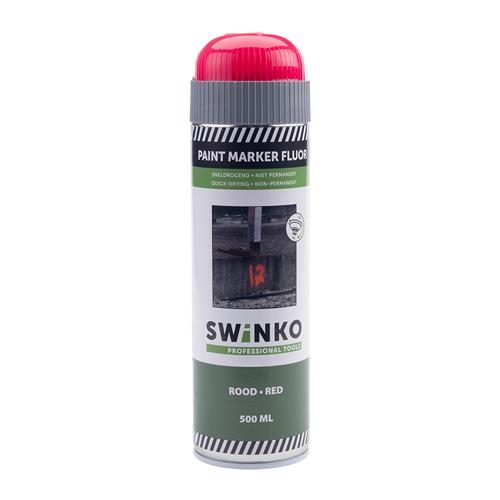 Swinko 24.001.04 Markierungsfarbe Farbmarkierer 500 ml - rot fluoreszierend