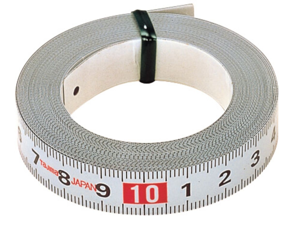 Tajima 34-PIT20MW Stahl-Maßband 2 m/13 mm mit Klebestreifen