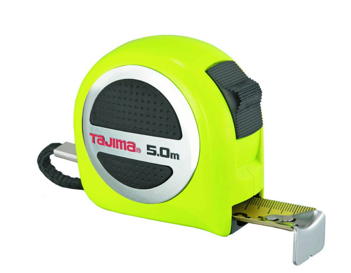Tajima 34-GASP25-50E W-Thick Edelstahl-Maßband 5 m/25 mm