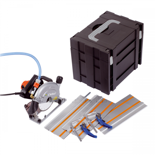Carat MZMB18APRO TC-1800 Handfliesensäge + Diamanttrennscheibe + 3 x Schiene 400 mm