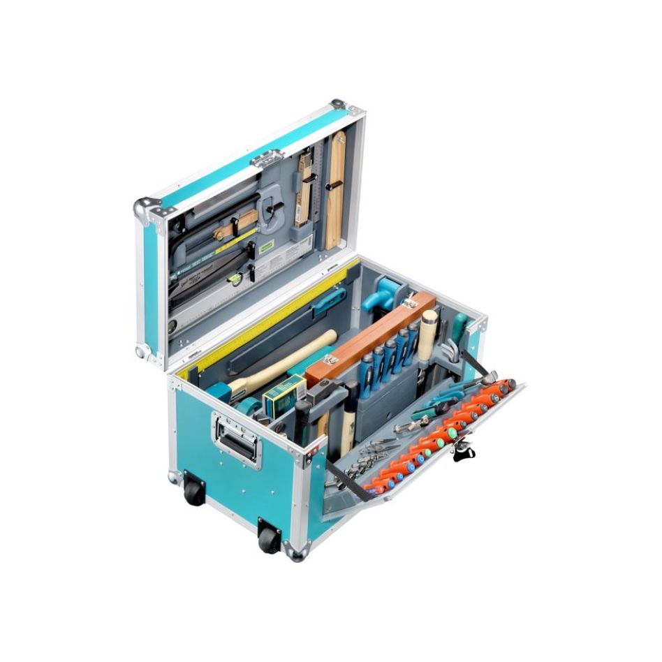 technocraft 658379 Leichter Werkzeugkasten für Tischlerarbeiten 184-teilig