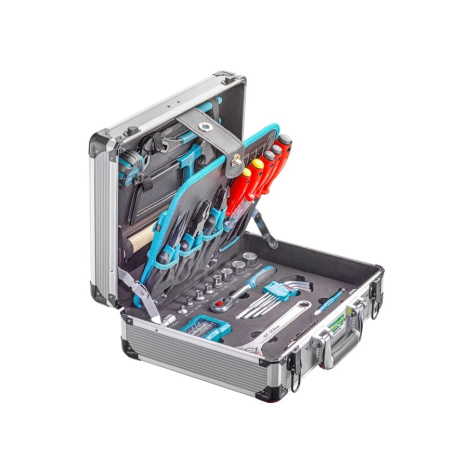 technocraft 663292 Aluminium-Werkzeugkoffer PRO COMPACT 106 Stück