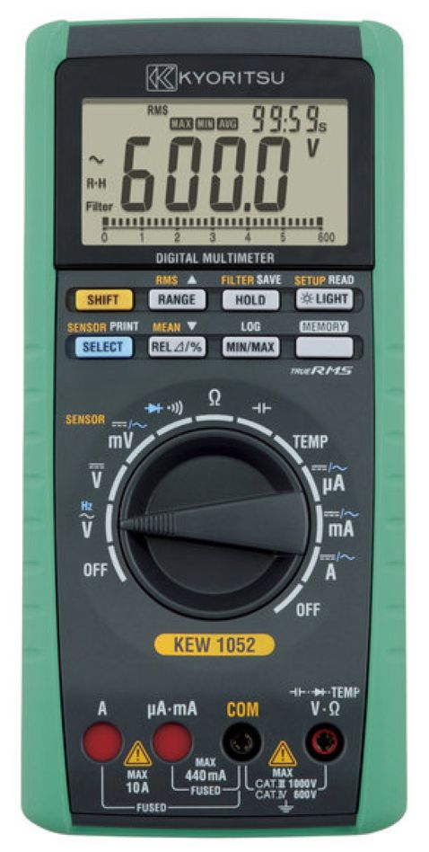 UNI-T 010520001C Digitales TRMS-Multimeter, 0-1000VAC/DC, inkl. Aufzeichnungsfunktion