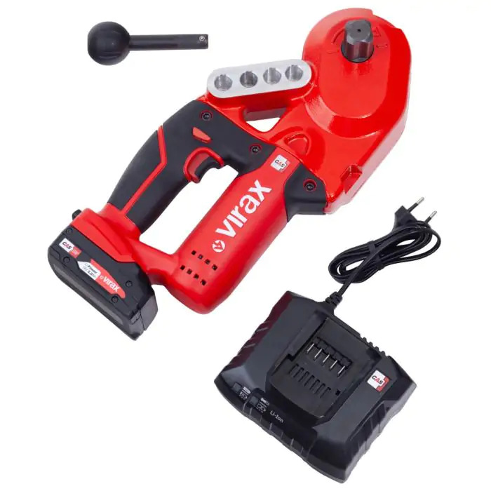 VIRAX 251778 Ministem Kompakt-Akku-Bieger 18V 2.0 Ah - 12-14-16-18-22mm