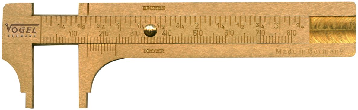 Vogel 214303 Messschieberknopf Innenmaß Messing 100mm