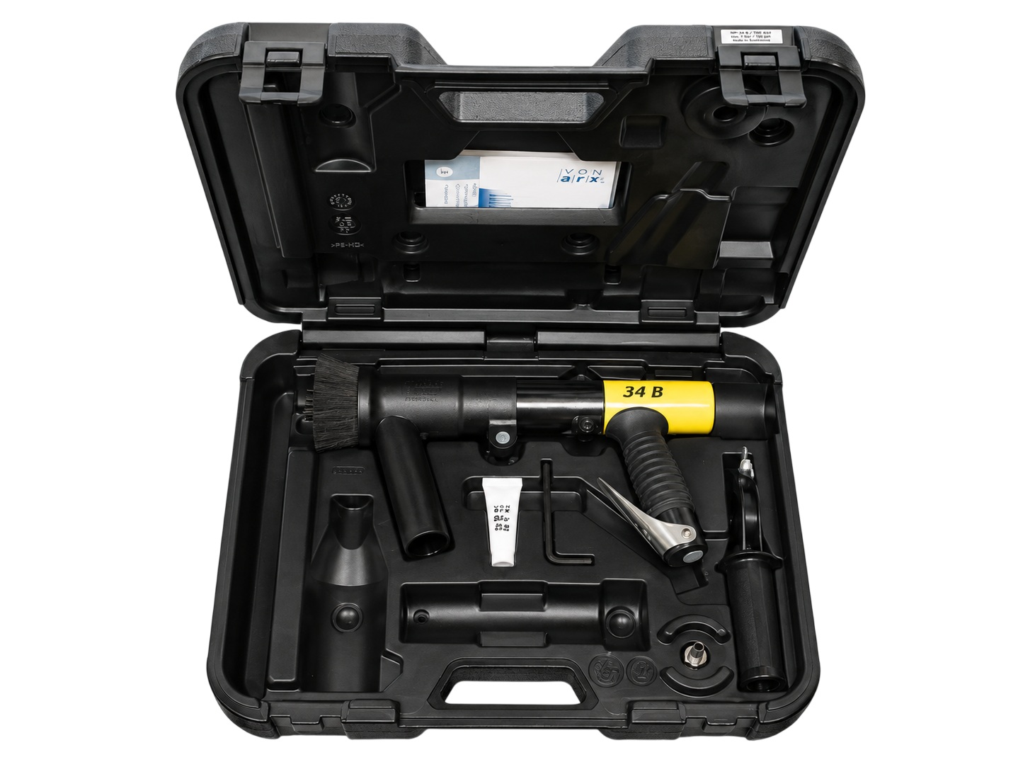 Von Arx VA700365 34-B Pneumatischer Nadelhammer mit 4-mm-Nadeln, spitz