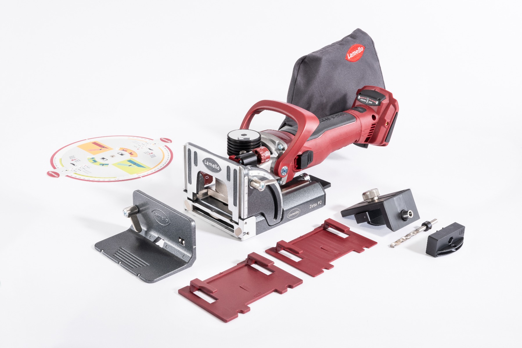 Lamello 101800DESD Zeta P2 Akku-Nutfräser 18V exkl. Batterien und Ladegerät mit Diamantfräser im Systainer