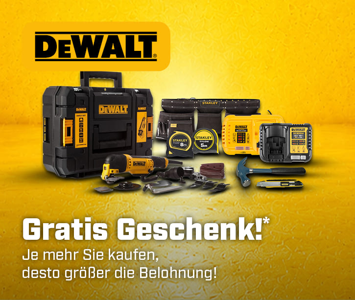 AT | DeWALT gratis cadeau!*